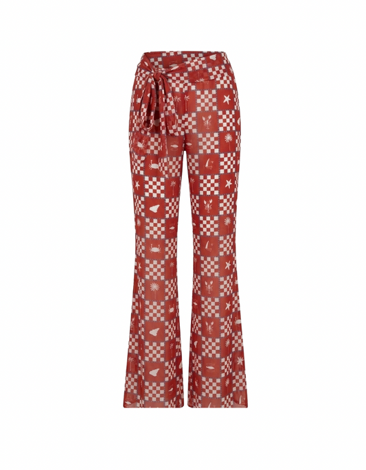RED CHECKERS - PANTS