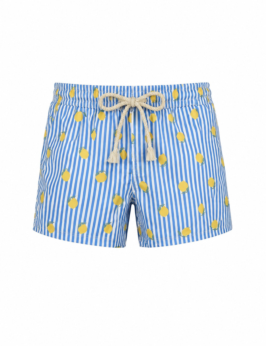 LEMON STRIPES - BOY SWIM SHORT