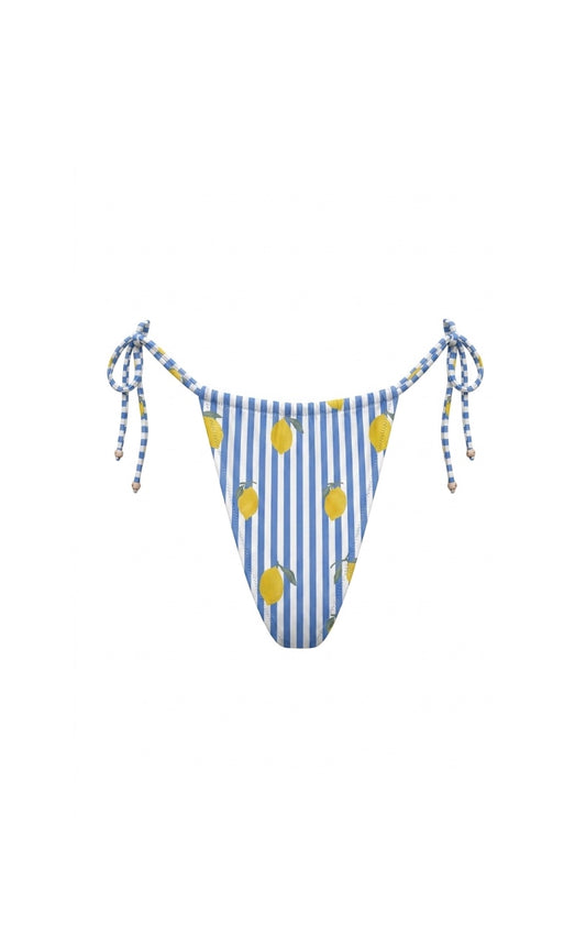 LEMON STRIPES - TIE SIDE BOTTOM
