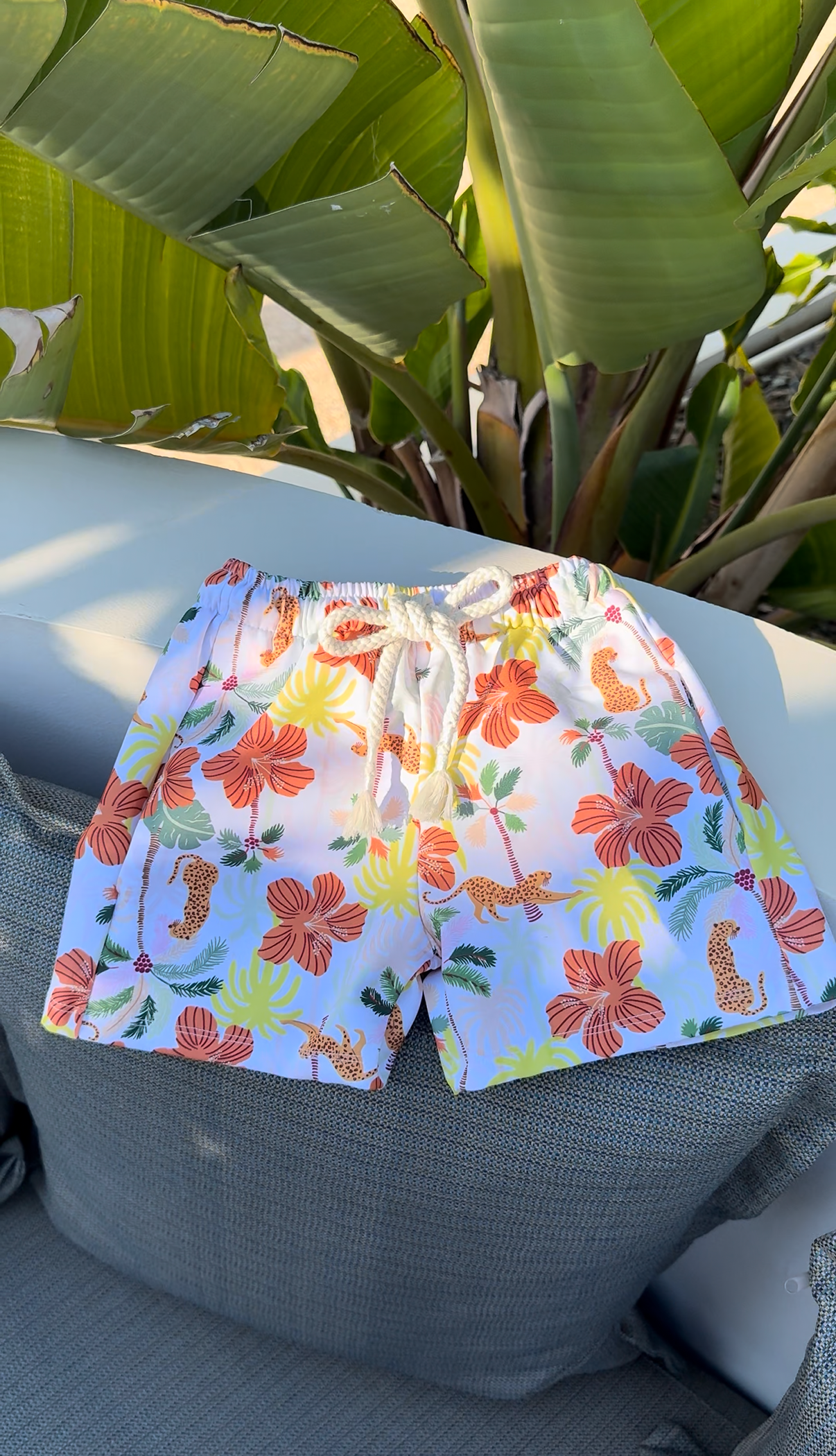 TROPICAL TIGER - BOY SWIM SHORT