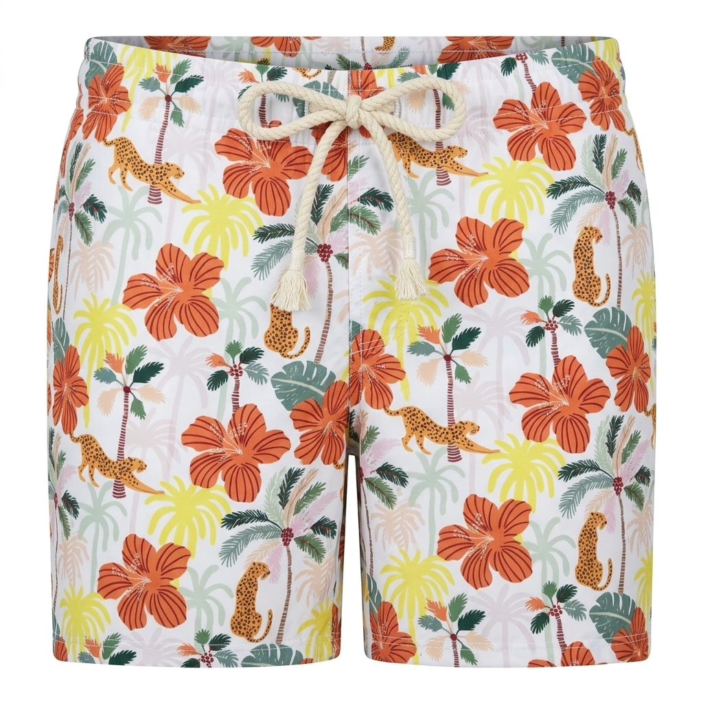 TROPICAL TIGER - MEN SWIM SHORT