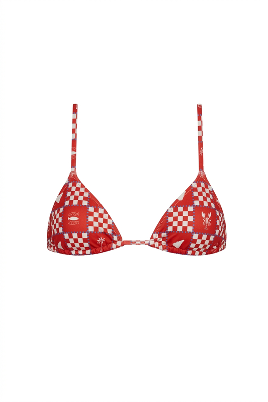 RED CHECKERS -  CLASSIC TOP