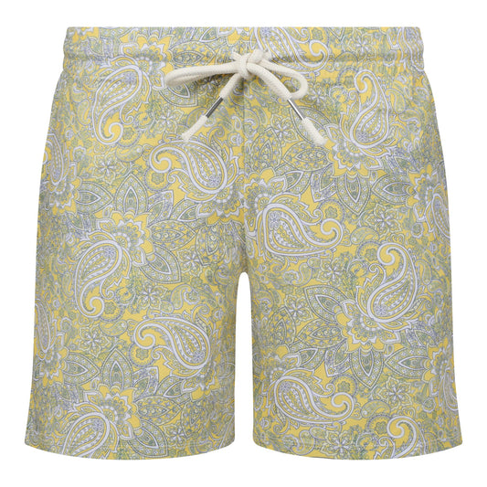 SANTORINI YELLOW - MEN SWIM SHORT